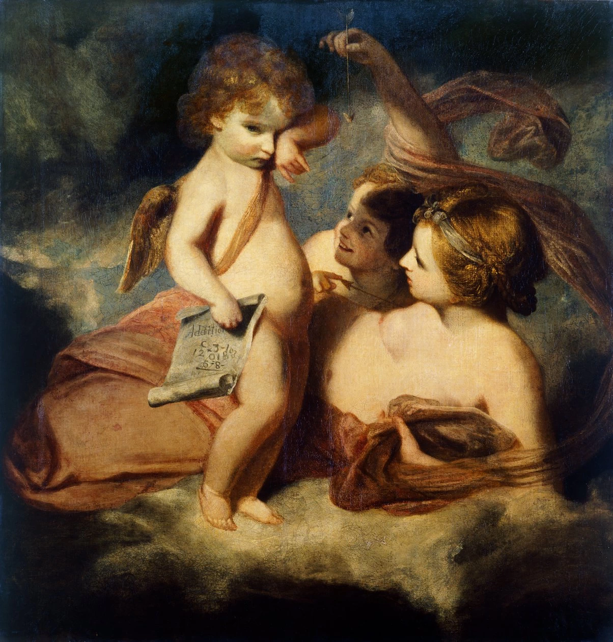 Venere rimprovera Cupido per aver imparato a fare i conti